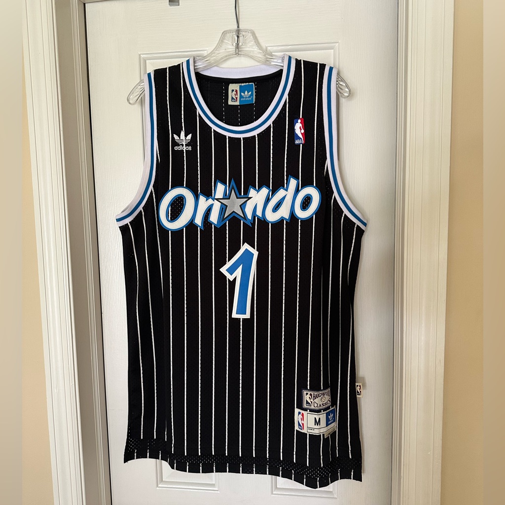 Mens Basketball Jersey Tracy Mcgrady Magic Hardwood Classic Stitched Brand New